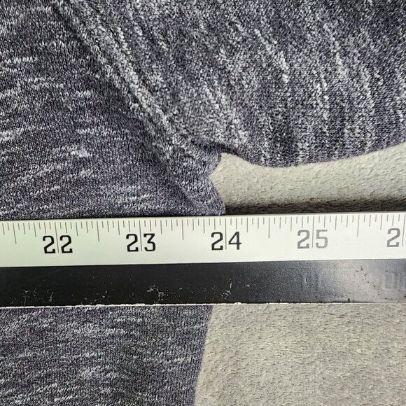 Mens Heather Gray Hollister Drawstring Hooded Sweatshirt Long Sleeve Size XL - Picture 10 of 12